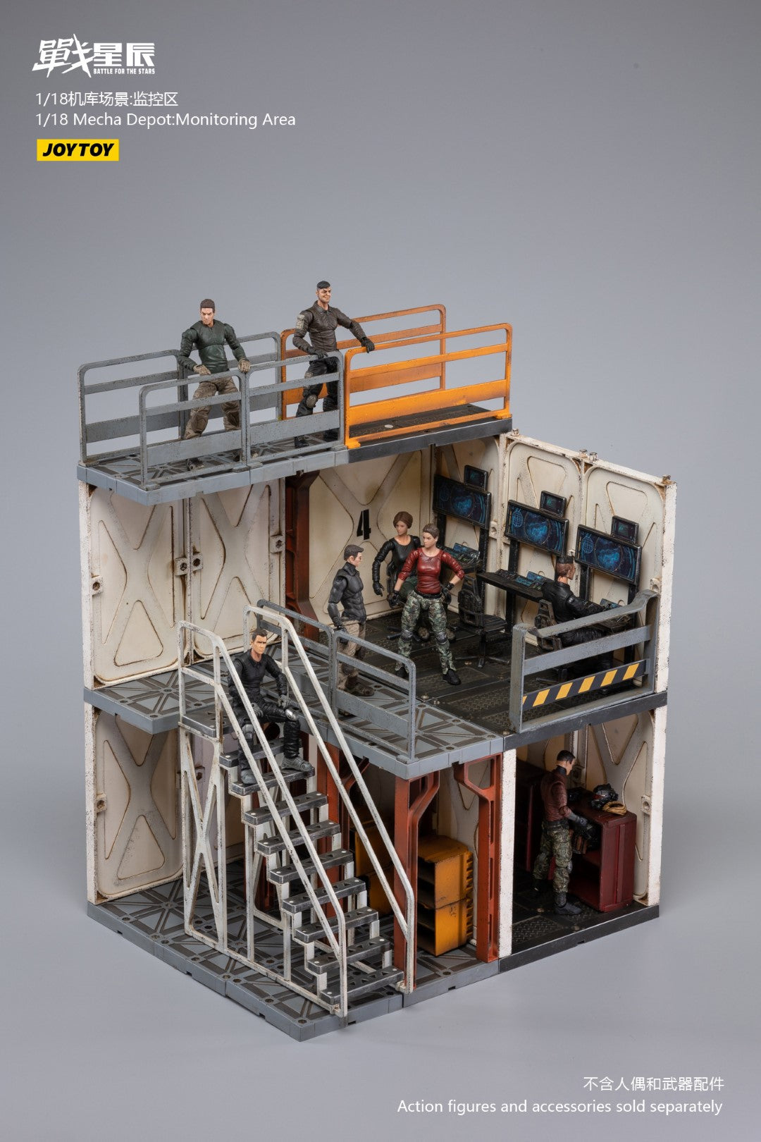 JoyToy Actionfigures Diorama - Battle of the Stars - Monitoring Area figure for collectors, display and premium shelf presentation