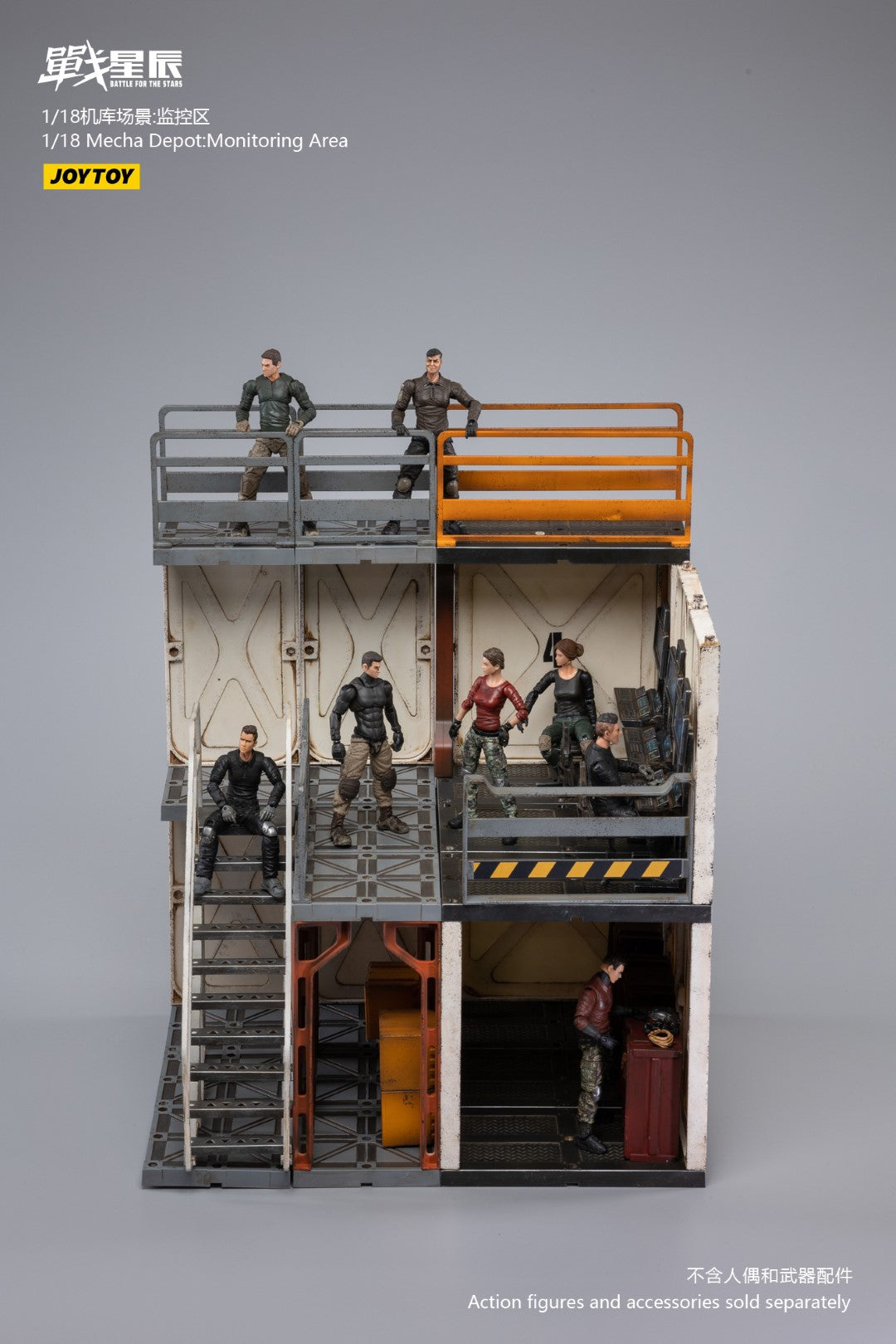 JoyToy Actionfigures Diorama - Battle of the Stars - Monitoring Area figure for collectors, display and premium shelf presentation