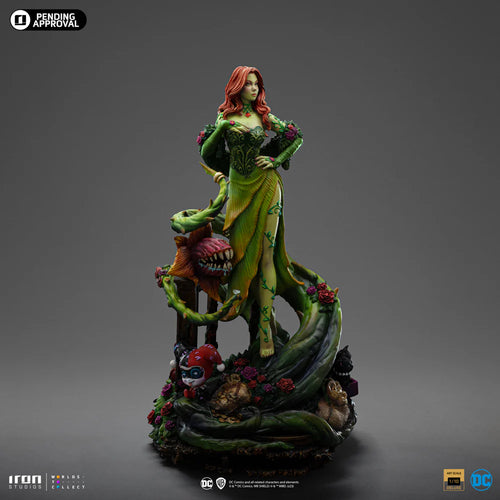 DC Comics - Poison Ivy Gotham Sirens DLX Art Scale 1/10 statue from Iron Studios for collectors, display and premium shelf presentation
