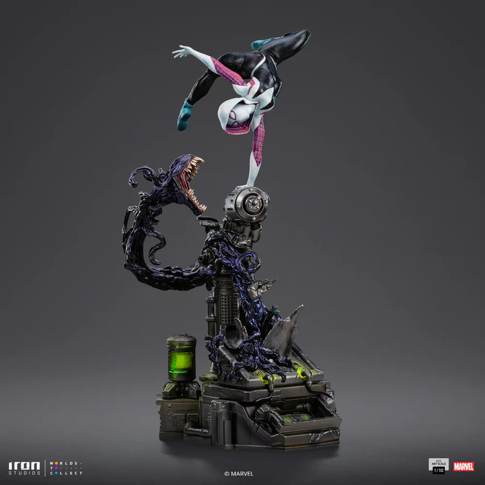 Spider-Man Vs Villains - Ghost-Spider Art Scale 1/10 statue from Iron Studios for collectors, display and premium shelf presentation