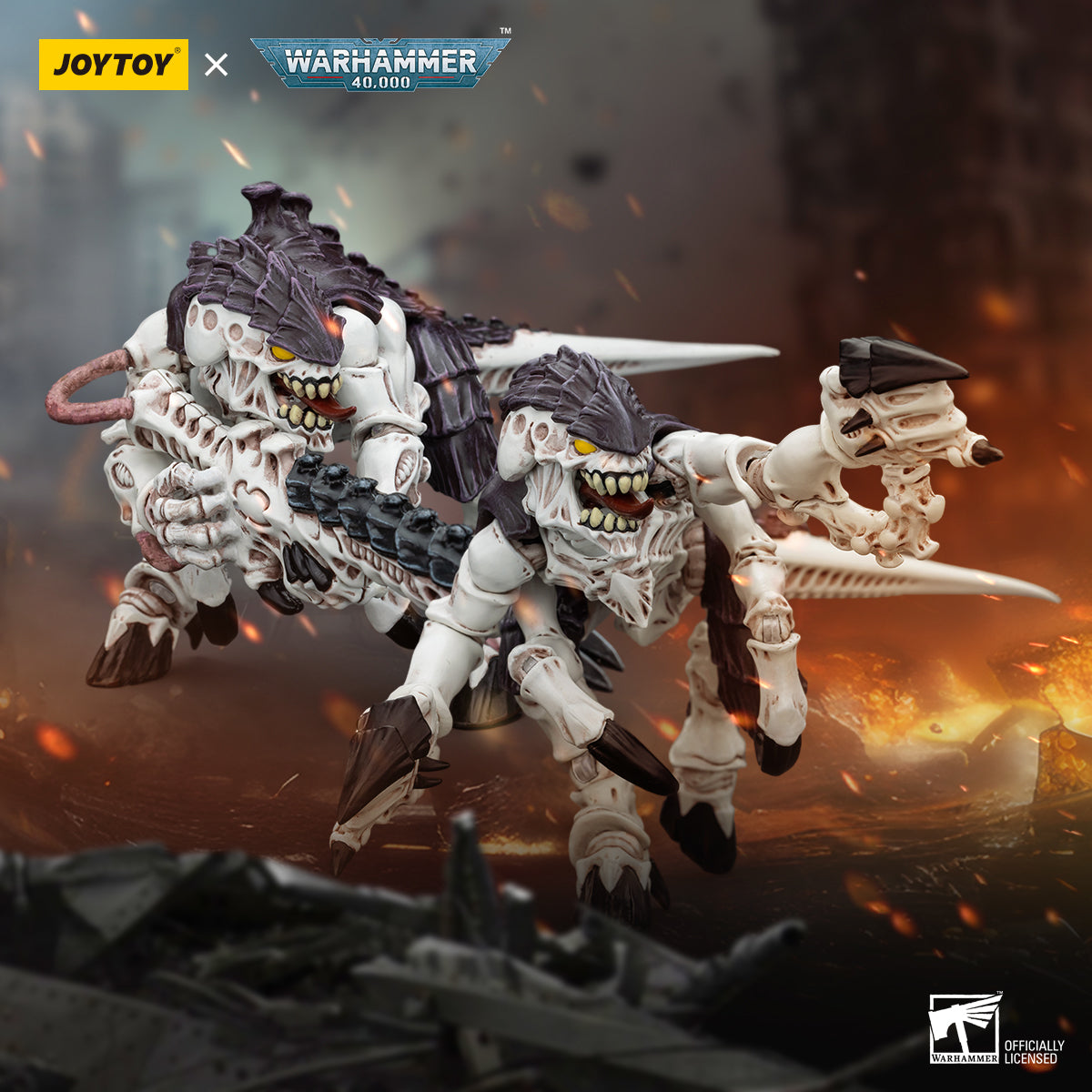 Warhammer 40k JoyToy Actionfigure - Tyranids Hive Fleet Leviathan Termagant Set figure for collectors, display and premium shelf