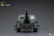 Warhammer 40k JoyToy Actionfigure - Astra Militarum Ordnance Team with Bombast Field Gun figure for collectors, display and premium shelf