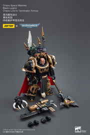 Warhammer 40k JoyToy Actionfigure - Black Legion Chaos Lord in Terminator Armor figure for collectors, display and premium shelf