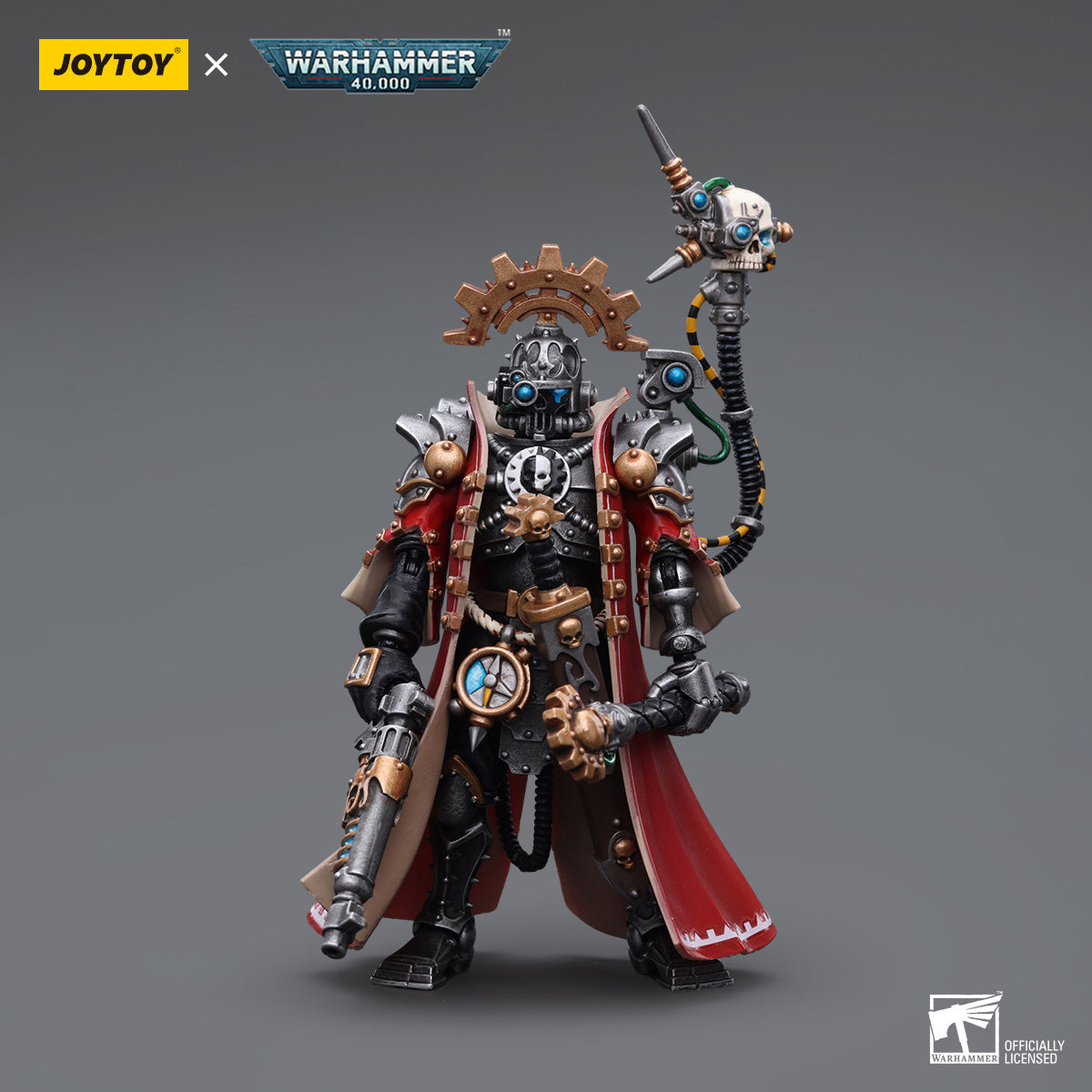 Warhammer 40k JoyToy Actionfigure - Adeptus Mechanicus Skitarii Marshal figure for collectors, display and premium shelf presentation