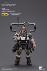 Warhammer 40k JoyToy Actionfigure - Astra Militarum Cadian Command Squad Veteran with Master Vox figure for collectors, display and premium