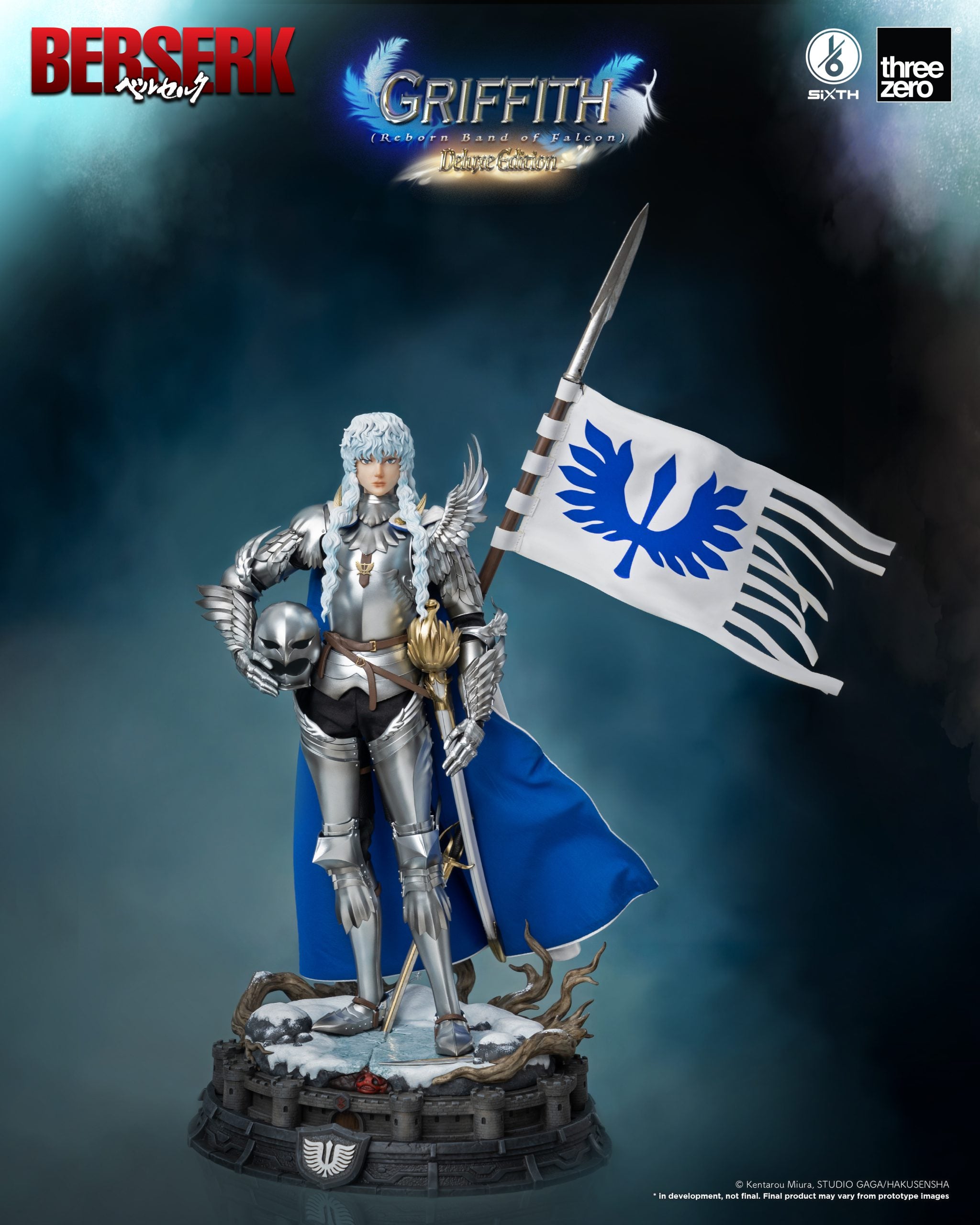 Berserk - Griffith, Reborn Band of Falcon Deluxe Edition 1:3 statue from Prime 1 Studio for collectors, display and premium shelf