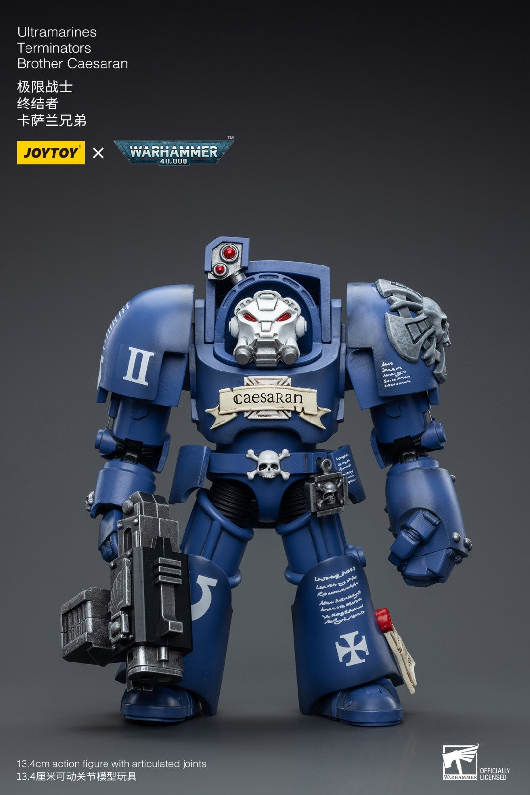 Warhammer 40k JoyToy Actionfigure - Ultramarines Terminators Brother Caesaran figure for collectors, display and premium shelf presentation