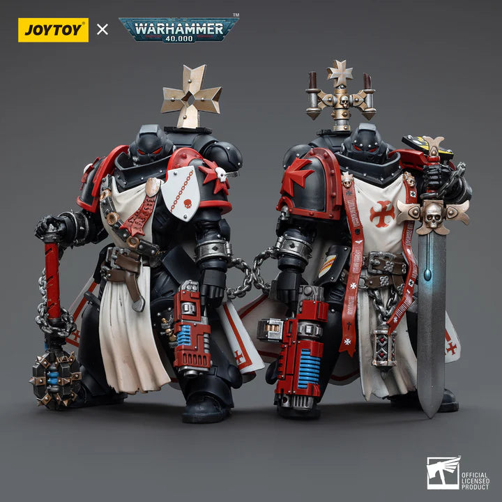 Warhammer 40k JoyToy Actionfigure - Black Templars Sword Brethren Brother Lombast figure for collectors, display and premium shelf