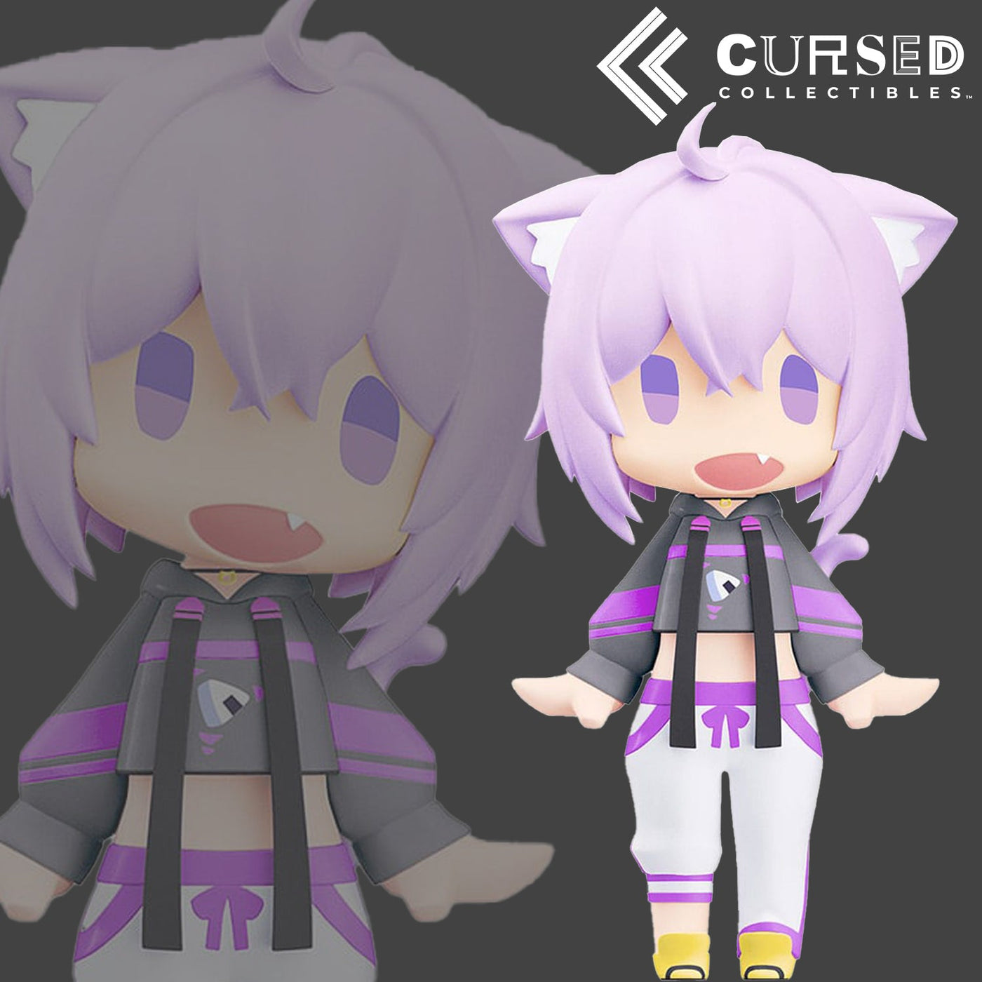 Hololive Production HELLO 1:16 - Nekomata Okayu Chibi Action Figure figure from Good Smile Company for collectors, display and premium
