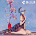 Evangelion 1:7 - Rei Ayanami Whisper pf Flower version. statue from Myethos for collectors, display and premium shelf presentation