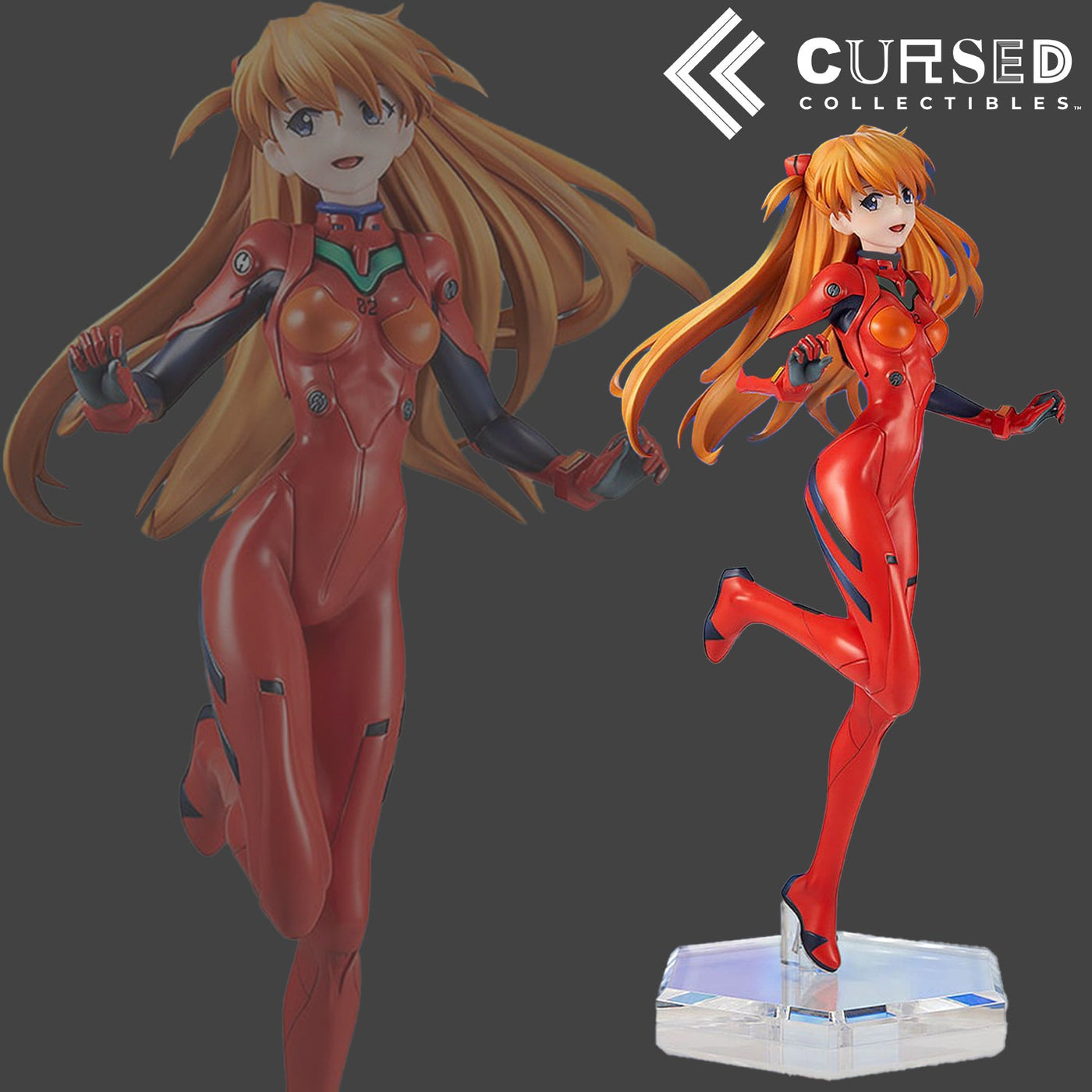 Neon Genesis Evangelion 1:7 - Soryu Asuka Langley Statue statue from Kadokawa for collectors, display and premium shelf presentation
