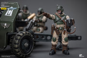 Warhammer 40k JoyToy Actionfigure - Astra Militarum Ordnance Team with Bombast Field Gun figure for collectors, display and premium shelf