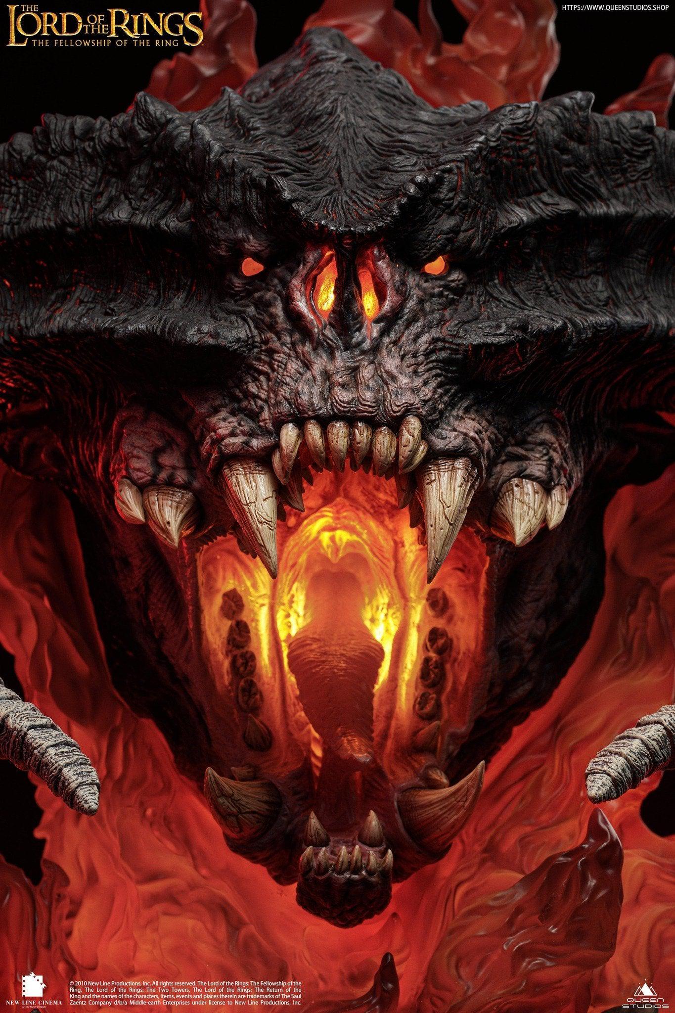 Lord of the Rings Balrog 1:1 Bust - Polda Edition - IN STOCK bust from Queen Studios for collectors, display and premium shelf presentation