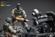 Warhammer 40k JoyToy Actionfigure - Astra Militarum Ordnance Team with Bombast Field Gun figure for collectors, display and premium shelf