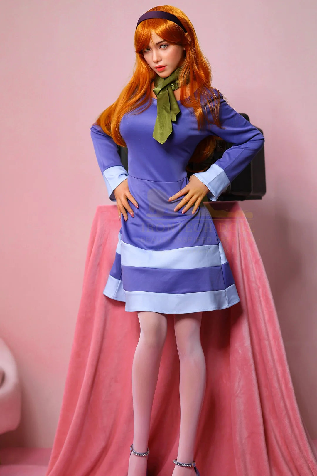 Daphne Realistic Silicone 1:1 Replica Cosplay Model Doll statue from Irontech Doll for collectors, display and premium shelf presentation