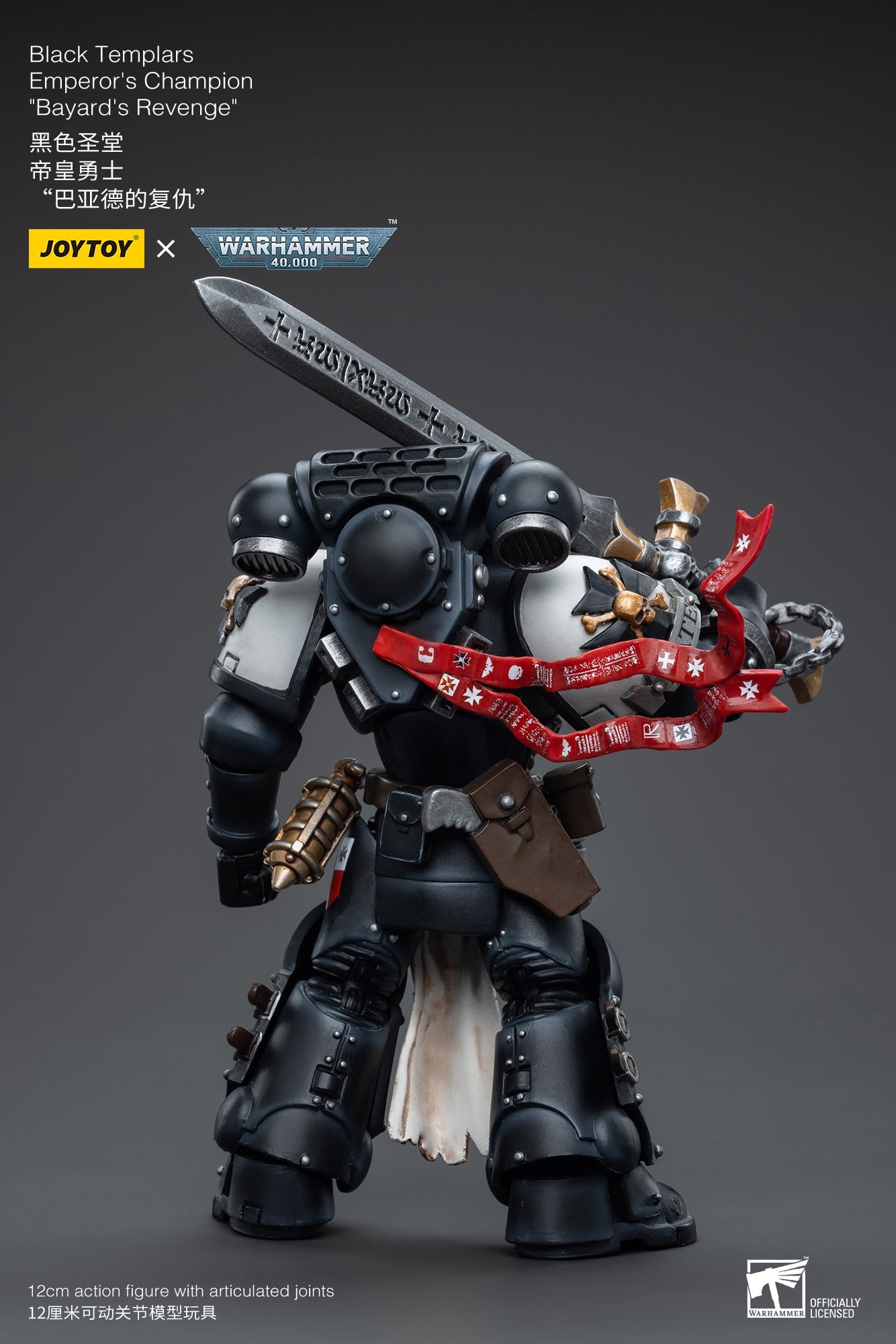 Warhammer Age of Sigmar JoyToy Actionfigure - Stormcast Eternals The Blacktalons Hendrick, The Silver Wolf figure for collectors, display