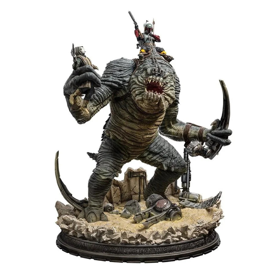Star Wars - Boba Fett & Rancor Statue Demi Scale 1/20 (Iron Studios)