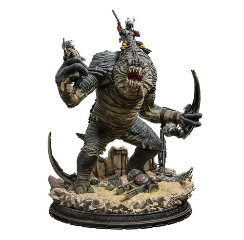 Star Wars - Boba Fett & Rancor Statue Demi Scale 1/20 (Iron Studios)