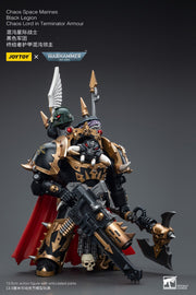 Warhammer 40k JoyToy Actionfigure - Black Legion Chaos Lord in Terminator Armor figure for collectors, display and premium shelf
