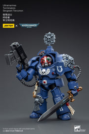 Warhammer 40k JoyToy Actionfigure - Ultramarines Terminators Sergeant Terconon figure for collectors, display and premium shelf presentation