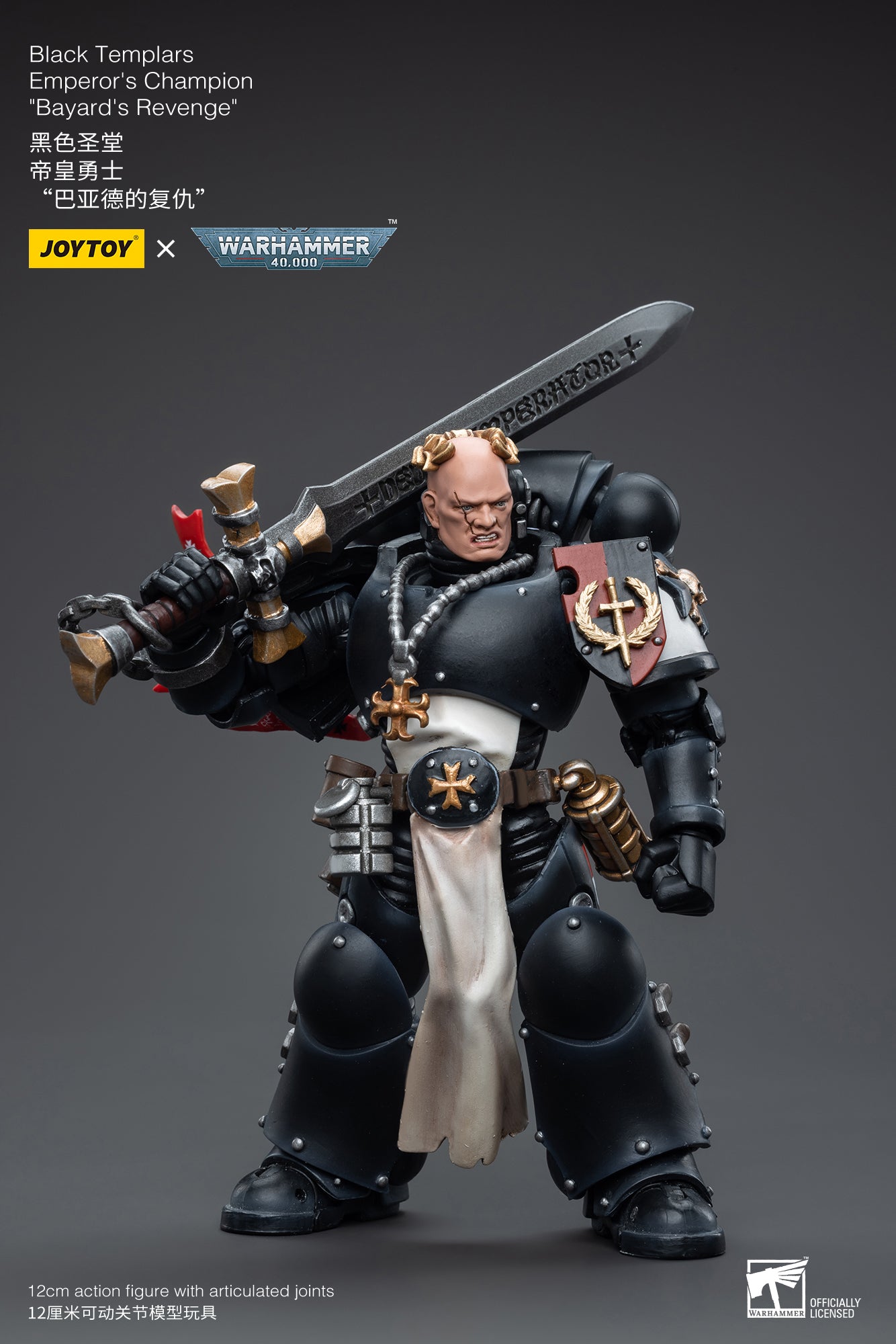 Warhammer Age of Sigmar JoyToy Actionfigure - Stormcast Eternals The Blacktalons Rostus Oxenhammer figure for collectors, display and