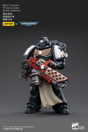 Warhammer 40k JoyToy Actionfigure - Black Templars Primaris Initiate Brother Raemont figure for collectors, display and premium shelf