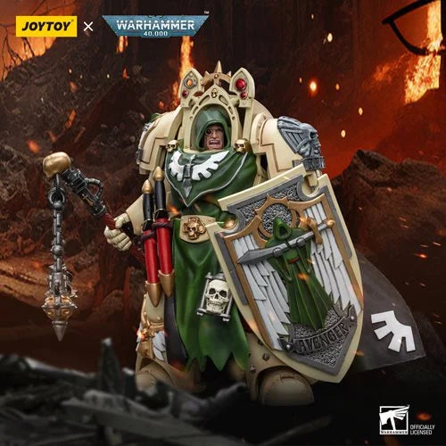 Warhammer 40k JoyToy Actionfigure - Dark Angels Deathwing Knight Master with Flail of the Unforgiven figure for collectors, display and