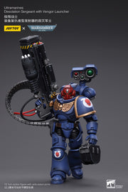 Warhammer 40k JoyToy Actionfigure - Ultramarines Desolation Sergeant with Vengor Launcher figure for collectors, display and premium shelf