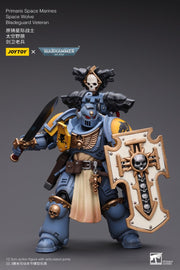 Warhammer 40k JoyToy Actionfigure - Space Wolves Bladeguard Veteran Primaris figure for collectors, display and premium shelf presentation