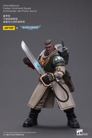 Warhammer 40k JoyToy Actionfigure - Astra Militarum Cadian Command Squad Commander with Power Sword figure for collectors, display and