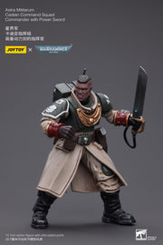 Warhammer 40k JoyToy Actionfigure - Astra Militarum Cadian Command Squad Commander with Power Sword figure for collectors, display and