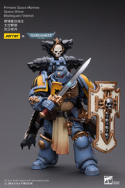 Warhammer 40k JoyToy Actionfigure - Space Wolves Bladeguard Veteran Primaris figure for collectors, display and premium shelf presentation