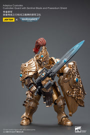 Warhammer 40k JoyToy Actionfigure - Adeptus Custodes Custodian Guard with Sentinel Blade and Praesidium Shield figure for collectors