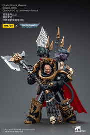 Warhammer 40k JoyToy Actionfigure - Black Legion Chaos Lord in Terminator Armor figure for collectors, display and premium shelf