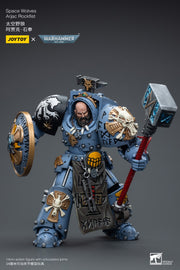 Warhammer 40k JoyToy Actionfigure - Space Wolves Arjac Rockfist figure for collectors, display and premium shelf presentation