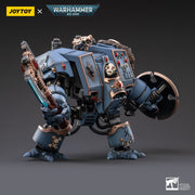 Warhammer 40k JoyToy Actionfigure - Space Wolves Venerable Dreadnought Brother Hvor figure for collectors, display and premium shelf