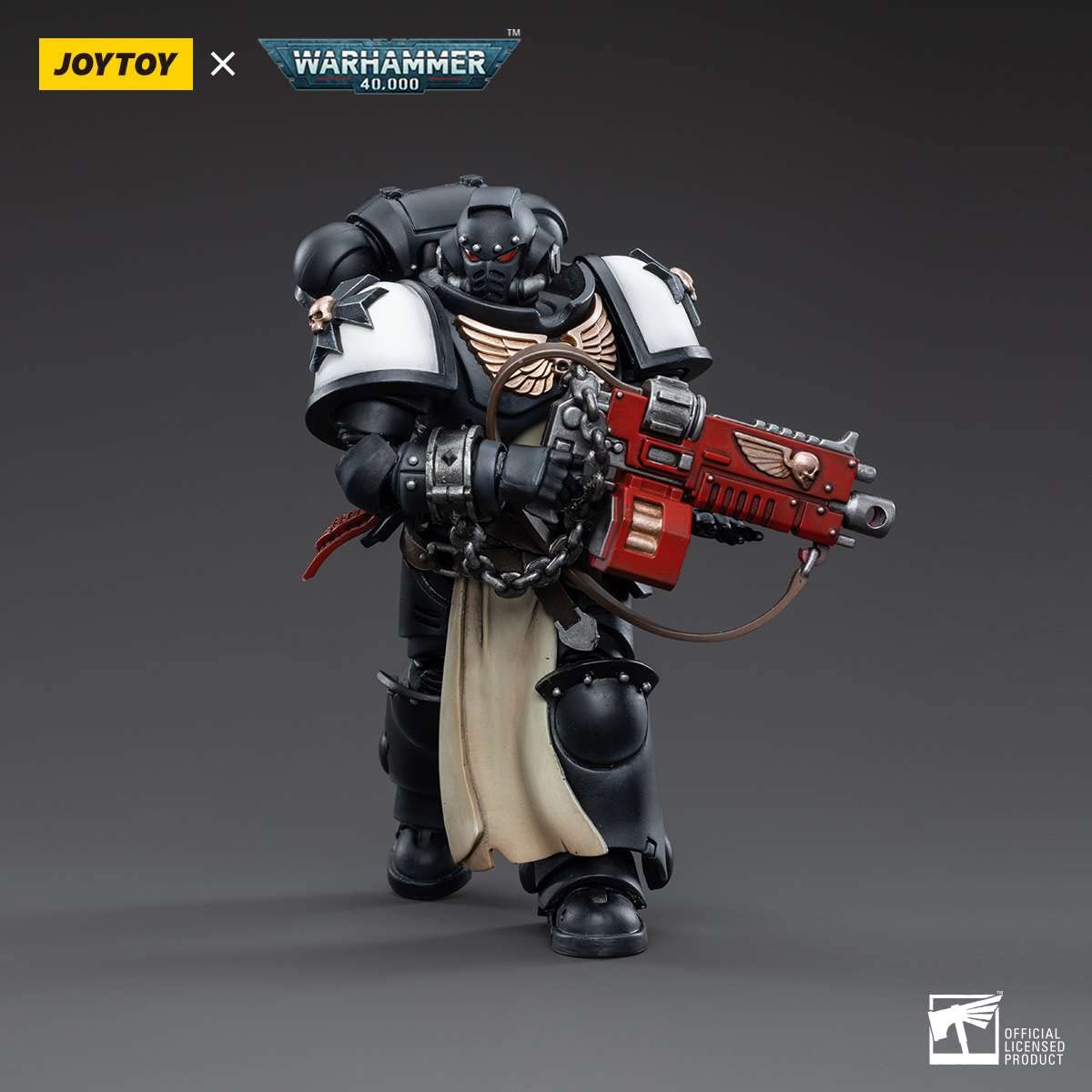Warhammer 40k JoyToy Actionfigure - Black Templars Primaris Crusader Squad figure for collectors, display and premium shelf presentation