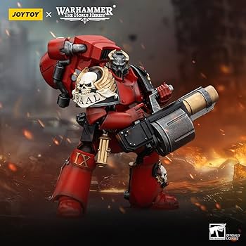 Warhammer 40k JoyToy Actionfigure - The Horus Heresy Blood Angels Angel's Tears Squad Erelim with Angel's Tears Grenade Launcher figure for
