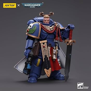 Warhammer 40k JoyToy Actionfigure - Ultramarines Primaris Captain figure for collectors, display and premium shelf presentation