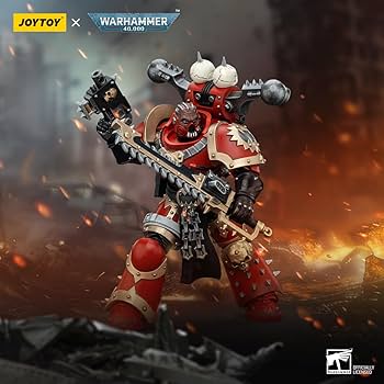 Warhammer 40k JoyToy Actionfigure - Warhammer 40K World Eaters Khorne Berzerker figure from Ver. 2 for collectors, display and premium