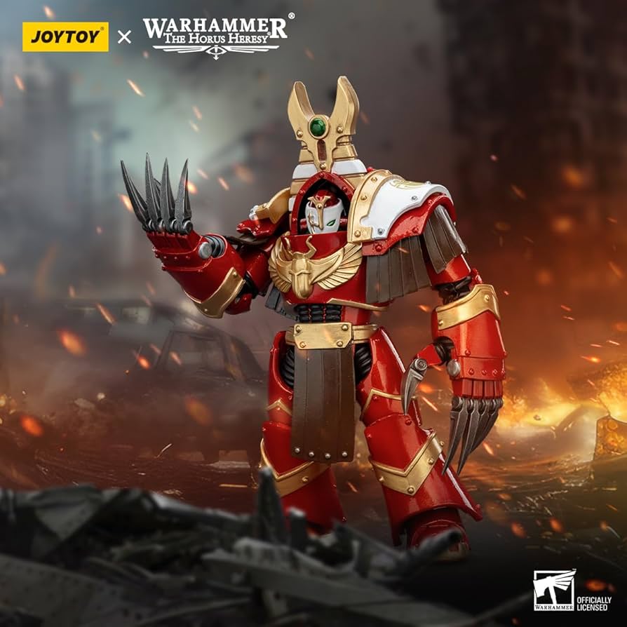 Warhammer 40k JoyToy Actionfigure - The Horus Heresy Thousand Sons Sekhmet Terminator Cabal Sekhmet with Lightning Claws figure for