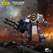 Warhammer 40k JoyToy Actionfigure - Sons of Horus Ultramarines Cataphractii Terminator Squad Terminator with Reaper Autocannon figure for