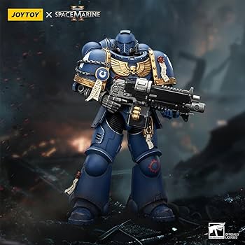 Warhammer 40k JoyToy Actionfigure - Space Marine 2 Ultramarines Brother Chairon Collectors Edition figure for collectors, display and