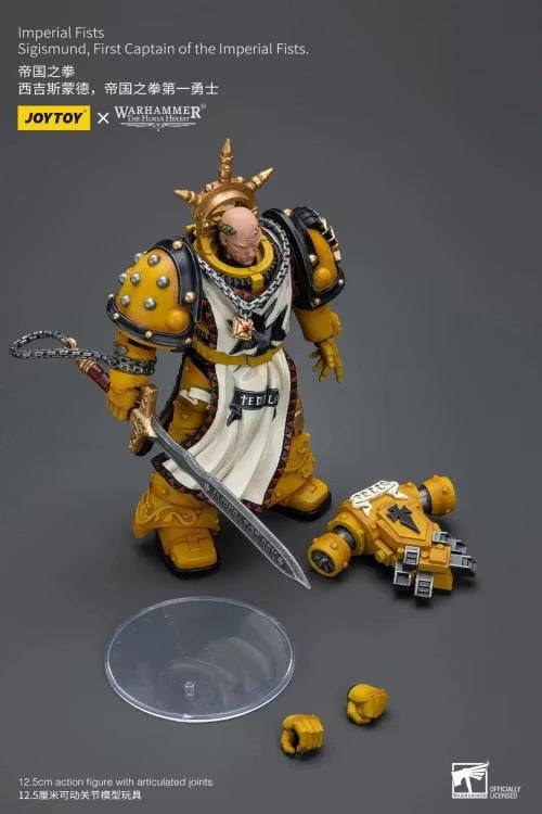 Warhammer 40k JoyToy Actionfigure - Imperial Fists Sigismund, First Captain of the Imperial Fists