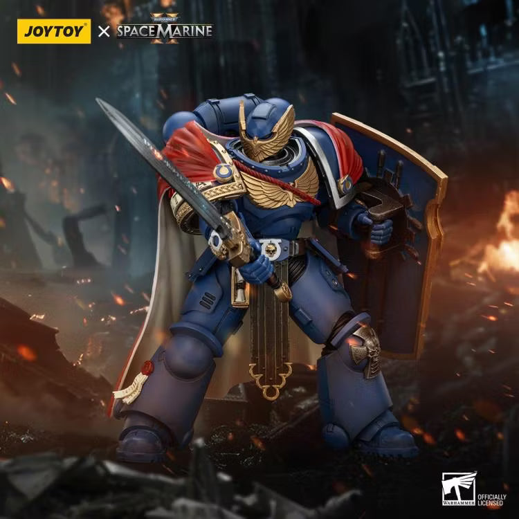 Warhammer 40k JoyToy Actionfigure - Ultramarines Victrix Honour Guard With Storm Shield And Power Sword figure for collectors, display and