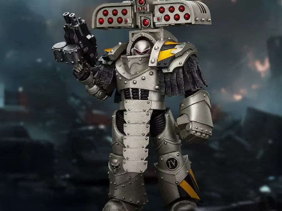 Warhammer 40k JoyToy Actionfigure - The Horus Heresy Iron Warriors Tyrant Siege Terminator with Rocket Launcher figure for collectors