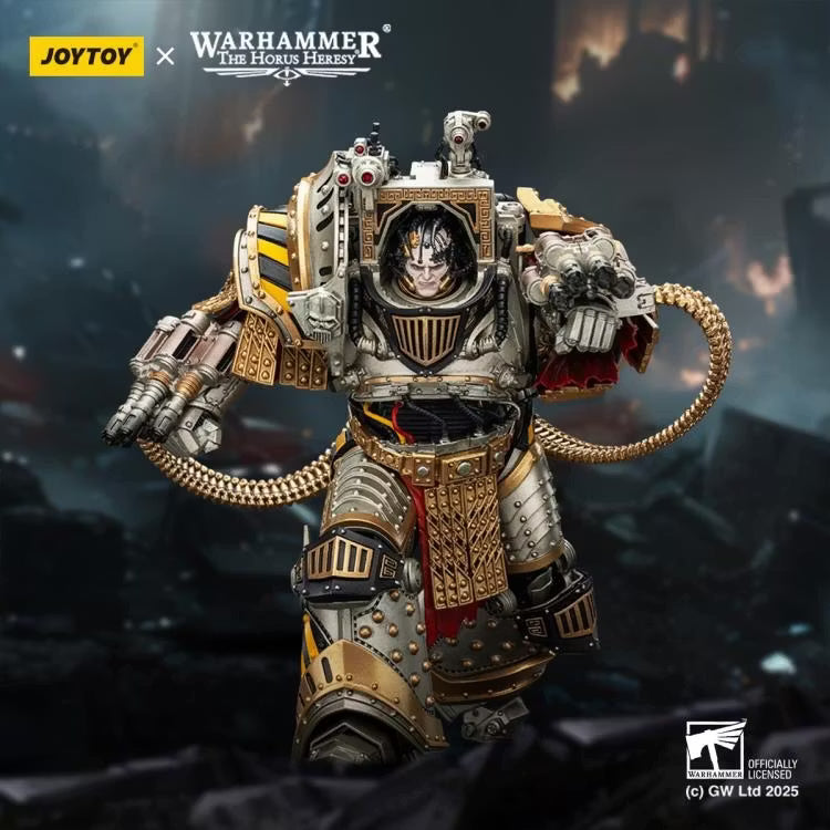 Warhammer 40k JoyToy Actionfigure - The Horus Heresy Iron Warriors Perturabo, Primarch of the IVth Legion