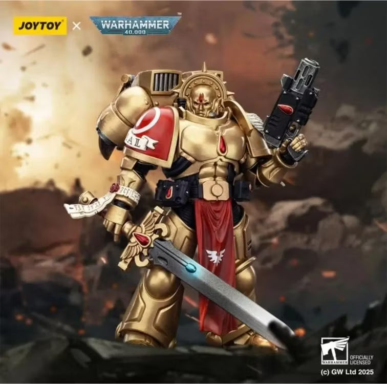 Warhammer 40k JoyToy Actionfigure - Blood Angels Sanguinary Guard Encarmine with Sword 1 figure for collectors, display and premium shelf