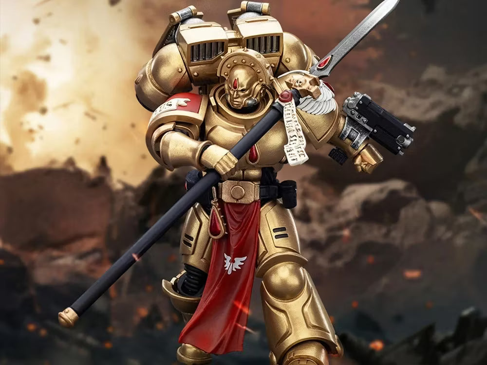 Warhammer 40k JoyToy Actionfigure - Blood Angels Sanguinary Guard 2 with Angelus Boltgun and Encarmine Spear