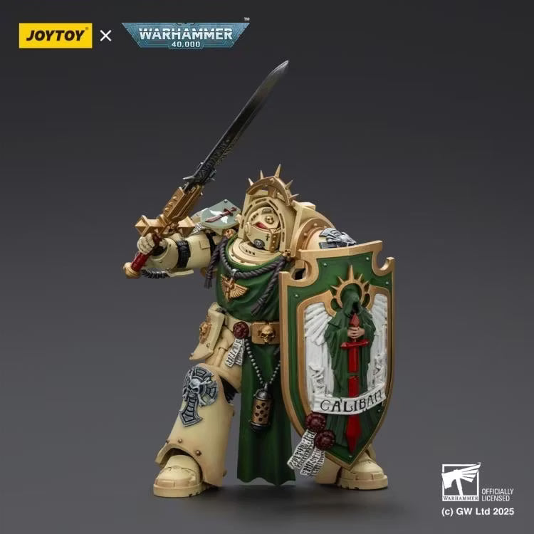 Warhammer 40k JoyToy Actionfigure - Dark Angels Deathwing Knight 1 With Power Sword, Storm Shield and teleport homer figure for collectors